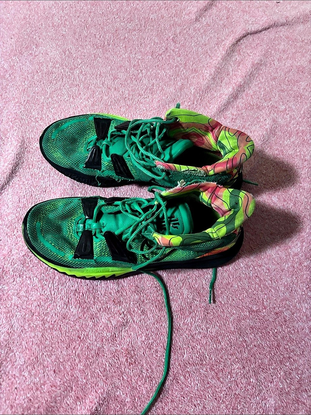 Nike Kyrie 7 Creator Green & Black Athletic Shoes